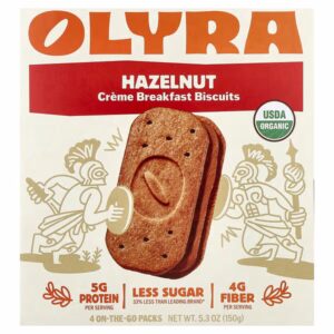 Olyra Hazelnut Creme Breakfast Biscuits