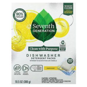 Seventh Generation Lemon Scent Dishwasher Packs