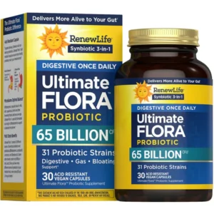 Renew Life Ultimate Flora Probiotic 65 Billion CFU