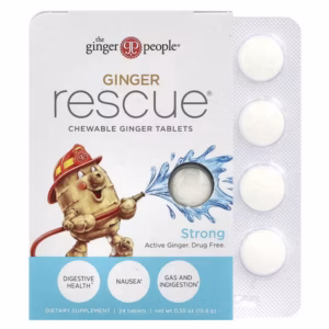 The Ginger People Ginger Rescue Chewable Tablets