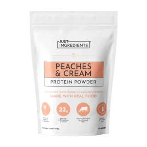 Just Ingredients Peaches & Cream Protein Powder`