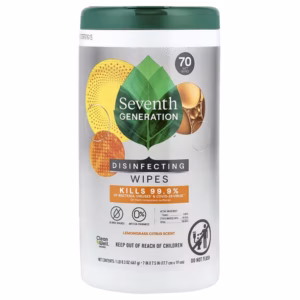 Seventh Generation Lemongrass Citrus Disinfecting Wipes