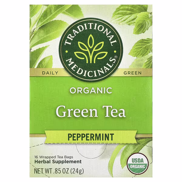 Traditional Medicinals Organic Green Tea Peppermint Traditional Medicinals Organic Green Tea Peppermint