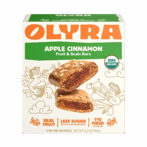 Olyra Apple Cinnamon Fruit Bars