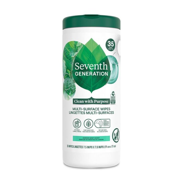 Seventh Generation Garden Mint Multi-Surface Cleaning Wipes