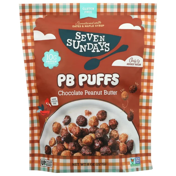 Seven Sundays Protein Puffs Chocolate Peanut Butter