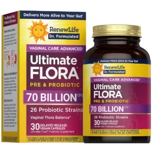 Renew Life Ultimate Flora Probiotics for Women 70 Billion CFU