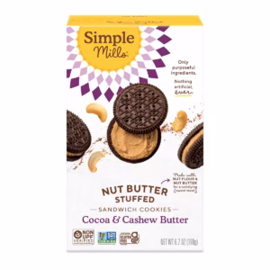 Simple Mills Cocoa & Cashew Sandwich Cookies