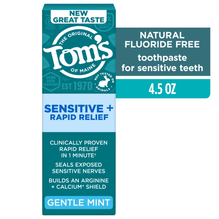 Tom's Sensitive + Rapid Relief Gentle Mint