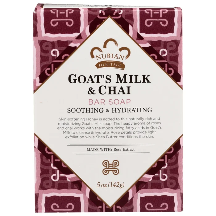 Nubian Heritage Goat's Milk & Chai Bar Soap Nubian Heritage Goat's Milk & Chai Bar Soap
